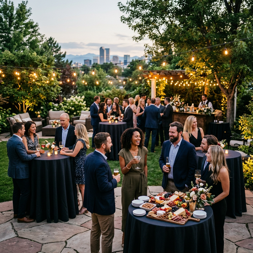How to Host a Backyard Cocktail Party or Happy Hour in Denver