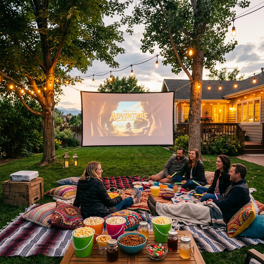 How to Host an Outdoor Movie Night in Your Denver Backyard