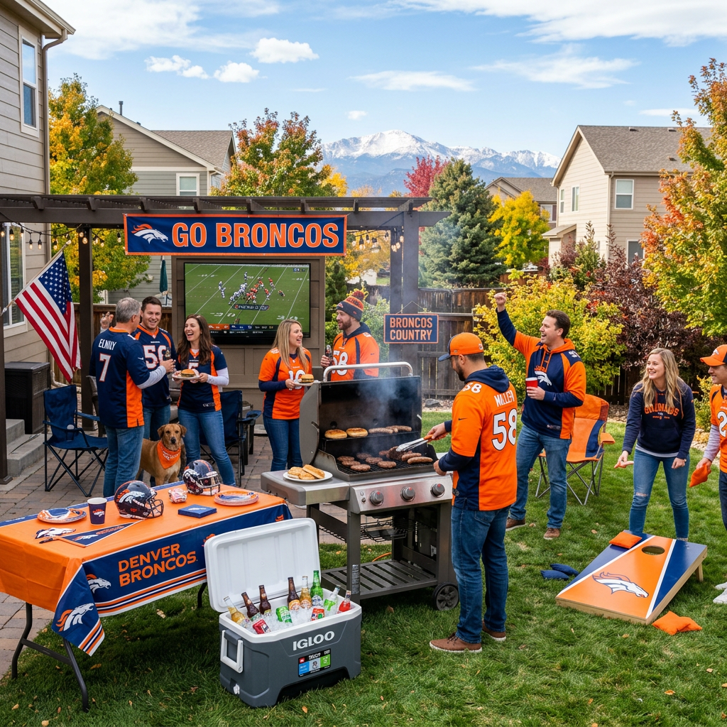 How to Host a Backyard Tailgate at Home in Denver