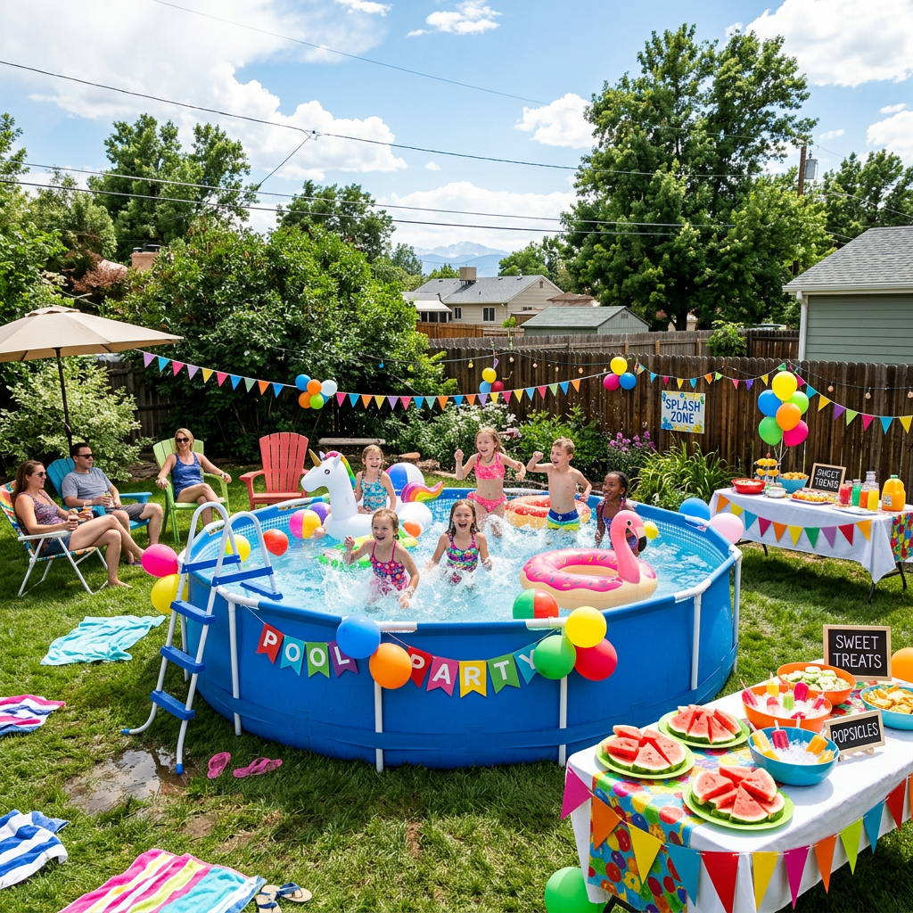 How to Host a Kids' Pool Party in Your Denver Backyard