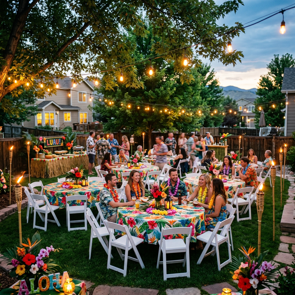 How to Host a Backyard Luau Party in Denver